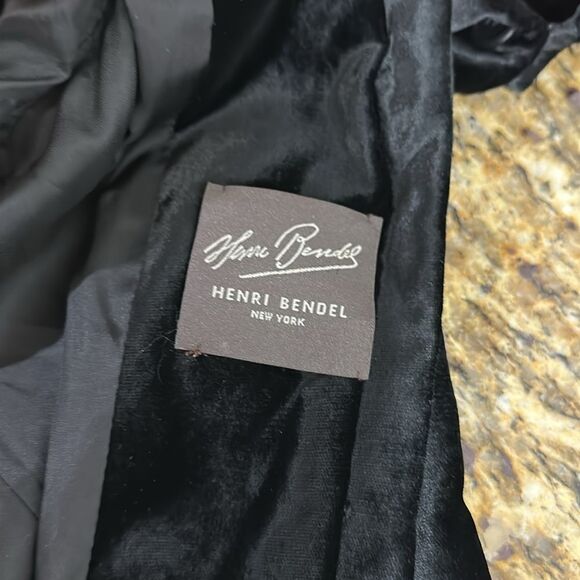 Henri Bendel Vintage Black Velvet Button-Up Jacket With Pockets Size 14 - Picture 15 of 15
